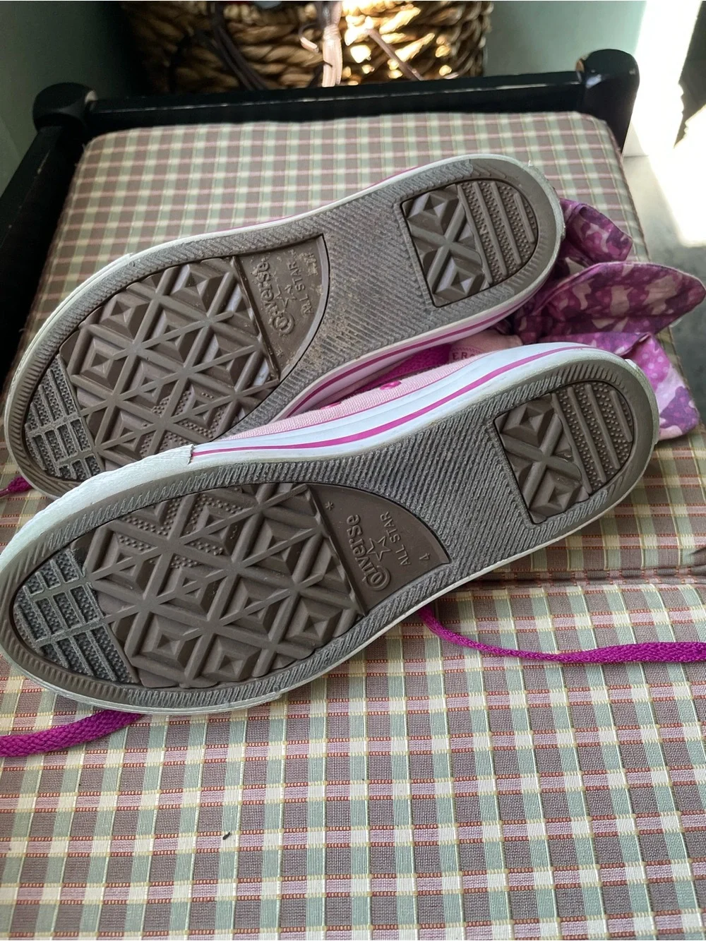 Converse All Star Pink and Magenta High-Top Sneakers